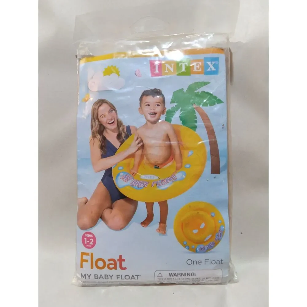 INTEX AGES 1-2 YEARS My Baby Float Swimming Pool Toddler Infant Baby Floaty NEW